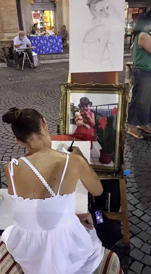 Ionela al Mercatino dell'Antiquariato_30_07_2015