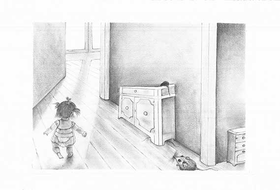 Tavola per progetto libro, Ionela Aleonte 2013