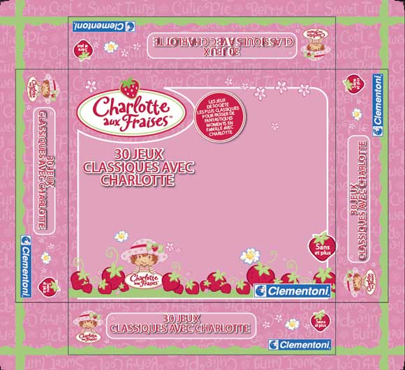 Packaging Charlotte aux Fraises, Clementoni Francia 